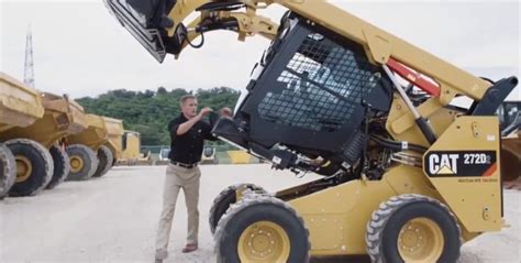 how to lift the cab on a cat skid steer|cat e series skid steer loader.